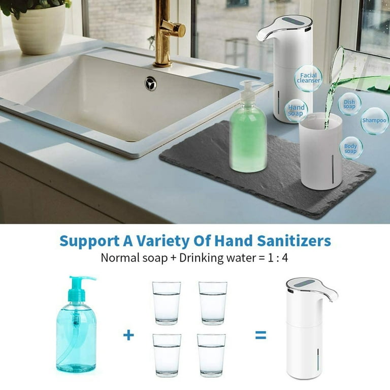 Everlasting Comfort Touchless Automatic Soap Dispenser - Large Tank,  Electric - for Bathroom, Kitchen Countertop