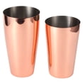 thumbnail image 1 of Juego de coctelera de acero inoxidable 304 para maestría en mixología, 800/600 ml, accesorios de barra premium, Rose Gold Bartender's Delight, 1 of 8