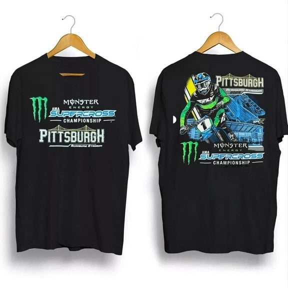 MYYUK Supercrossssss Pittsburghhhhh 2025 Unisex T-Shirt, Short Sleeve Shirt