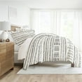 thumbnail image 3 of Noble Linens Gray Arrow Dreams 3-Piece 3-Piece Duvet Cover Set, King/Cal King, 3 of 10