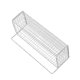 thumbnail image 3 of Cesta Colgante De Almacenamiento De Cocina, Estante De Almacenamiento De Pared De Cocina Montado En La Pared Para Dormitorio, 3 of 7