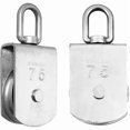 thumbnail image 1 of 2pcs M75 Lifting Pulley Load 750kg, Heavy Duty 304 Stainless Steel Swivel Lifting Rope Pulley Block, 1 of 4