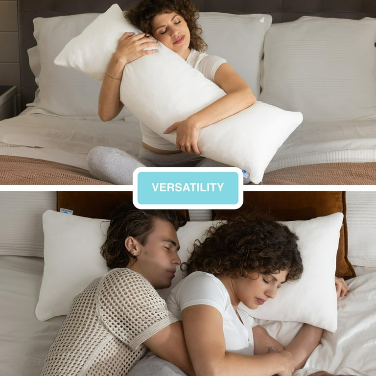 Wife Pillow - Feather/ Down - Sleep On Side, Stomach, Hip & Back - Husband  Pillow