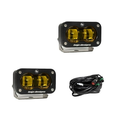 Rigid Industries 36114 360-series 4" Led Off-road Spot Beam W/amber Backlight - Black Housing