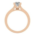 thumbnail image 3 of Engagement Rings Princess cut Diamond Rings for Women 14K Rose Gold 1.00 CT TW (H,SI1), 3 of 5
