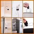 thumbnail image 3 of Organizador de cables USB, enrollador de cables con gancho y bucle de nailon, soporte de cables con Clip para gestión de escritorio, organizador de cables para auriculares y ratón, 3 of 8