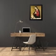 thumbnail image 4 of Landi, Neroccio de'' 20x24 Black Modern Framed Museum Art Print Titled - Virgin and Child with a Goldfinch, 4 of 5