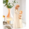 thumbnail image 5 of Lnrkai Mother Daughter Figurine, Home Decor Collection Gifts for Mom Daughter Expresses Loving Sculpted Hand-Painted Figure Ornament, 5 of 8