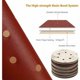 thumbnail image 5 of 100 piezas de discos de lijado de 150 mm Discos de lijado Discos de lijado 40/80/120/180/320/600/800/1000/1500/2000 Grano ideal para lijar/pulir/oxidar para lijadora excéntrica de 6, 5 of 6