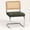 Dark Green, variant on Olive Green Velvet Modern Rattan Dining Chairs Set of 2, Cane Back, Dinning Chairs, Sillas de Comedor, Upholstered Mid Century Modern Dining Room Chair, Chrome Metal Kitchen Chair