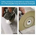 thumbnail image 4 of DAMAI 4 inch Diamond Granite Grinding Wheel Accessories, Diamond Cutting Grinding Disc Double Side Thickness 2.2mm, M10 Thread Accessory for Ceramic Tile Professional Replacement, Grit 100, 4 of 5