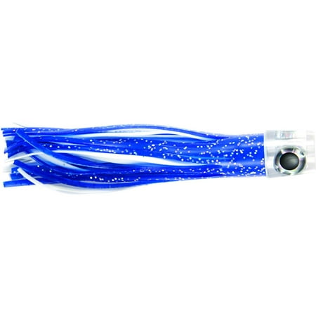 UPC: 0023644108017 | C&H CH-LS01 Lil Stubby Trolling Lure Blue And White Skirt Flat Head