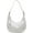 White, variant on Cute Tote Handbag Crescent Shoulder Bags for Women Under the Arm Purses Mini Clutch Purse with Zipper Closure