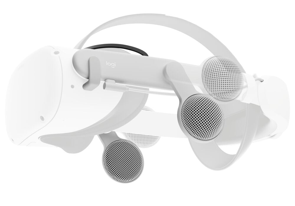 Logitech Chorus Off-Ear Integrated Audio for Meta Quest 2 - White