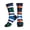 3 Black, variant on Men's Colorado Flag Print Novelty Athletic Socks Women's Digital Printing Funky Patterned Crew Socks