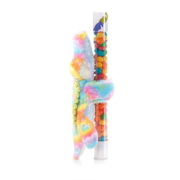 The Petting Zoo Tie Dye Rainbow Alligator Stuffed Animal Plushie Slap Bracelet, Gifts for Kids, CandyPalz, ZOOLOGEE Colorful Alligator Plush Toy