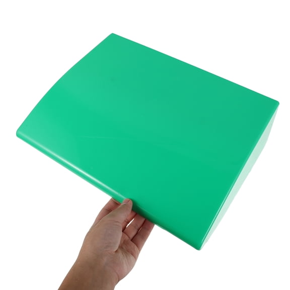 LOLIPPYY Green Plastic Outdoor Mailbox Rain Shield Protector Wall Mounted Weatherboard Cover