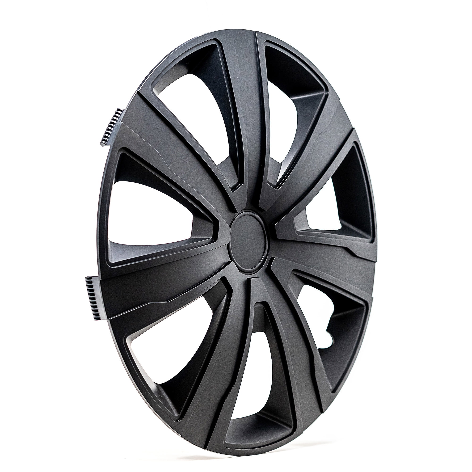 Alpena 15" Tenzo Wheel Covers, Black, set of 4