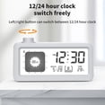 thumbnail image 4 of Danhjin Alarm Clock Digital Electronic Clock LED Display Electronic Clock Stereo Digital Display Snooze Alarm Clock 12/24H Switching Countdown Time, 4 of 6
