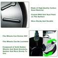 thumbnail image 4 of 1 Pack 20 Inch Black Round Metal Plant Caddy with 360 °   Rotating and Lockable Wheels, Heavy-Duty 300 lb Capacity, 4 of 6
