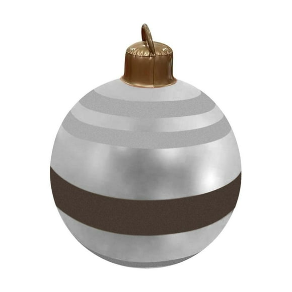 Los 60cm personalizaron la decoración inflable de la bola del PVC de la Navidad