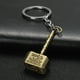 thumbnail image 1 of Llavero Portátil Moda Mini Aleación De Zinc Resistente Al Desgaste Thor's Hammer Llavero GiftBronze, 1 of 1