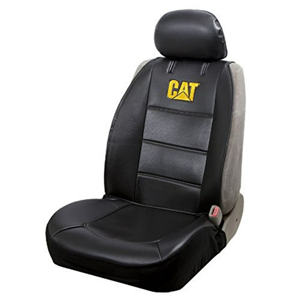 Caterpillar CAT Universal Sideless Car/Truck Seat Covers w/ Head Rest
