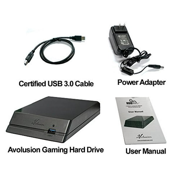 Avolusion HDDGear 8TB USB 3.0 Externe PS4 Disque Dur de Jeu (PS4