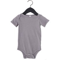 BELLA   CANVAS - Infant Jersey One Piece - 100B - Storm - Size: 6/12