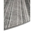 thumbnail image 6 of Unique Loom Gemstone Collection Area Rug - Topaz (7' 10" x 10' 2" Oval Gray/Ivory), 6 of 7