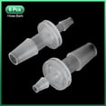 thumbnail image 4 of Hose Barb Reducer, 6 Pcs 1/4" to 1/8" Hose ID Connectors Joint Plastic Pipe Fitting Splicer Mender Adapter, White, 4 of 7