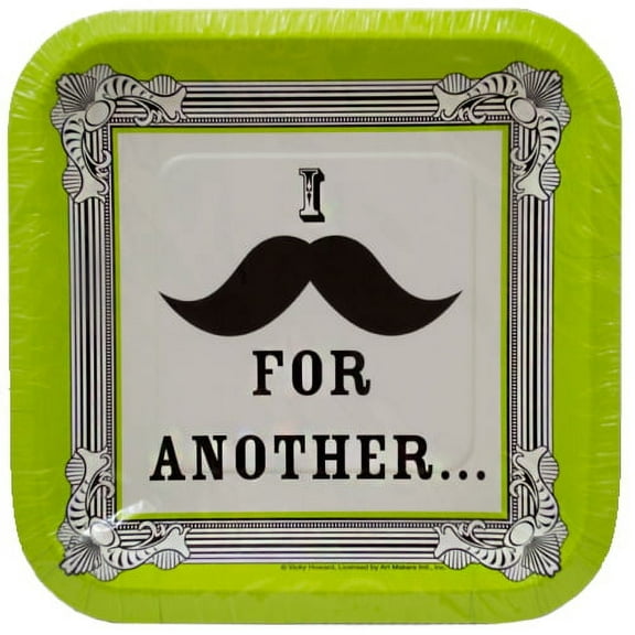 Various 10-Inch Disposable Paper Plates, 15 Count