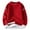 Red, variant on GigrtiJin Fleece Sweater for Men Solid Color Round Neck Long Sleeve Ribbed Knit Sweaters Loose Casual Pullover Sweater