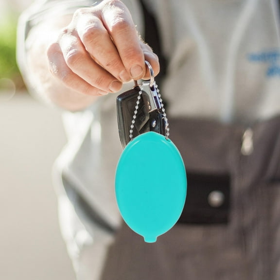 Masteelf 4pcs Mini Oval Coin Purse With Chain Small Cute Coin Bag Coin Storage Change Purse For Travel And Everyday Men Women Kids Use