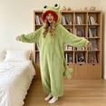 thumbnail image 3 of RFQWOVSR Women's Plush Onesie Pajama with Fun Print for Warm Lounging, 3 of 7