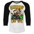 thumbnail image 2 of Men's White/Black Goldberg Last Ride Raglan 3/4-Sleeve T-Shirt, 2 of 3