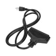 thumbnail image 2 of Cordon Séparateur d'Alimentation, Rallonge Électrique 3 Prises Cordon d'Alimentation Robuste Rallonge d'Alimentation Artisanat Supérieur, 2 of 14
