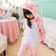 thumbnail image 4 of Disfraz de Anime de Halloween para hombres y mujeres, mono de cerdo para adultos, Kigurumi, pijama cálido con capucha, 4 of 4