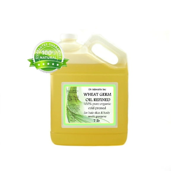 Dr. Adorable - Wheat Germ Oil Refined 100% Pure Organic Cold Pressed - 7 Lb