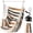 Brown Stripes, variant on Hammock Chair Max 500 Lbs 2 Cushions Spreader Bar Strap Carabiner | Collapsible Metal Rod with Anti-Slip Grooves Portable Hanging Swing Side Pocket Macrame Bohemian Chair Indoor Outdoor Graden