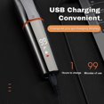 thumbnail image 4 of Rechargeable Hair Cutter Kit 6-In-1 USB Electric Razor Nose Hair Trimmer with Digital Display Waterproof Grooming Kit compatible Men_Perfect Gift, 4 of 4