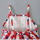 thumbnail image 4 of Body De Bebé Canastilla Onesies Para Niñas Pequeñas Verano Día De La Independencia Mameluco Sling Sin Mangas Espalda Descubierta Mono Corto Azul Odeerbi  LM103-5723, 4 of 8