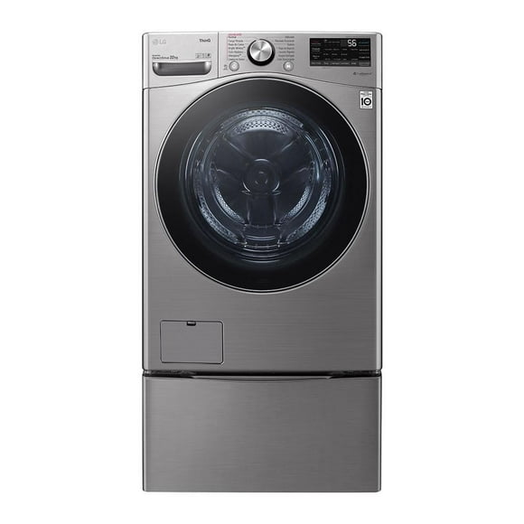 Lavadora LG 22Kg Carga Frontal Silver