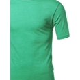 thumbnail image 3 of FashionOutfit Men's Basic Solid Various Color Crew Neck Short Sleeves Tee, 3 of 3