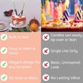 thumbnail image 5 of Reusable Number Birthday Candle Holder Set, Digital Birthday Cake Candle Holder Set, Silver Digital Style Candles Holders for Party Cakes, Easy Insert Design, Bright Decorative Pieces, 5 of 8