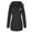 Black2, variant on Hyknon Winter Coats for Women 2025 Fashion Solid Color Mid Length Warm Hooded Down Jacket Casual Slim Fitting Full Zipper Long Sleeve Puffer Jacket with Pockets
