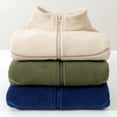 thumbnail image 5 of Ruyang Polar Fleece Jackets for Teens Boys Girls Zip Up Sherp𝐚 Jacket Mock Neck Fuzzy Coat Fall Winter Furry Outwear, 5 of 5
