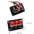thumbnail image 2 of 12/24V 3-Position Auto LED Racing Car Ignition Engine Start on/Off Push Toggle Switch Panel Car Boat Caravan Modification, 2 of 5
