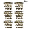 thumbnail image 1 of Coofit 36PCS Curtain Clip Ring Vintage Metal Curtain Ring Drapery Ring, 1 of 7