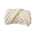 thumbnail image 2 of GUOOL Arm Knit Yarn for Quick Finger Weave Hand Knitting, 2.2lbs Velvet Washable Bulky Creamy Yellow, 2 of 9